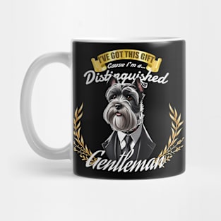 The Distinguished Schnauzer Gentleman Mug